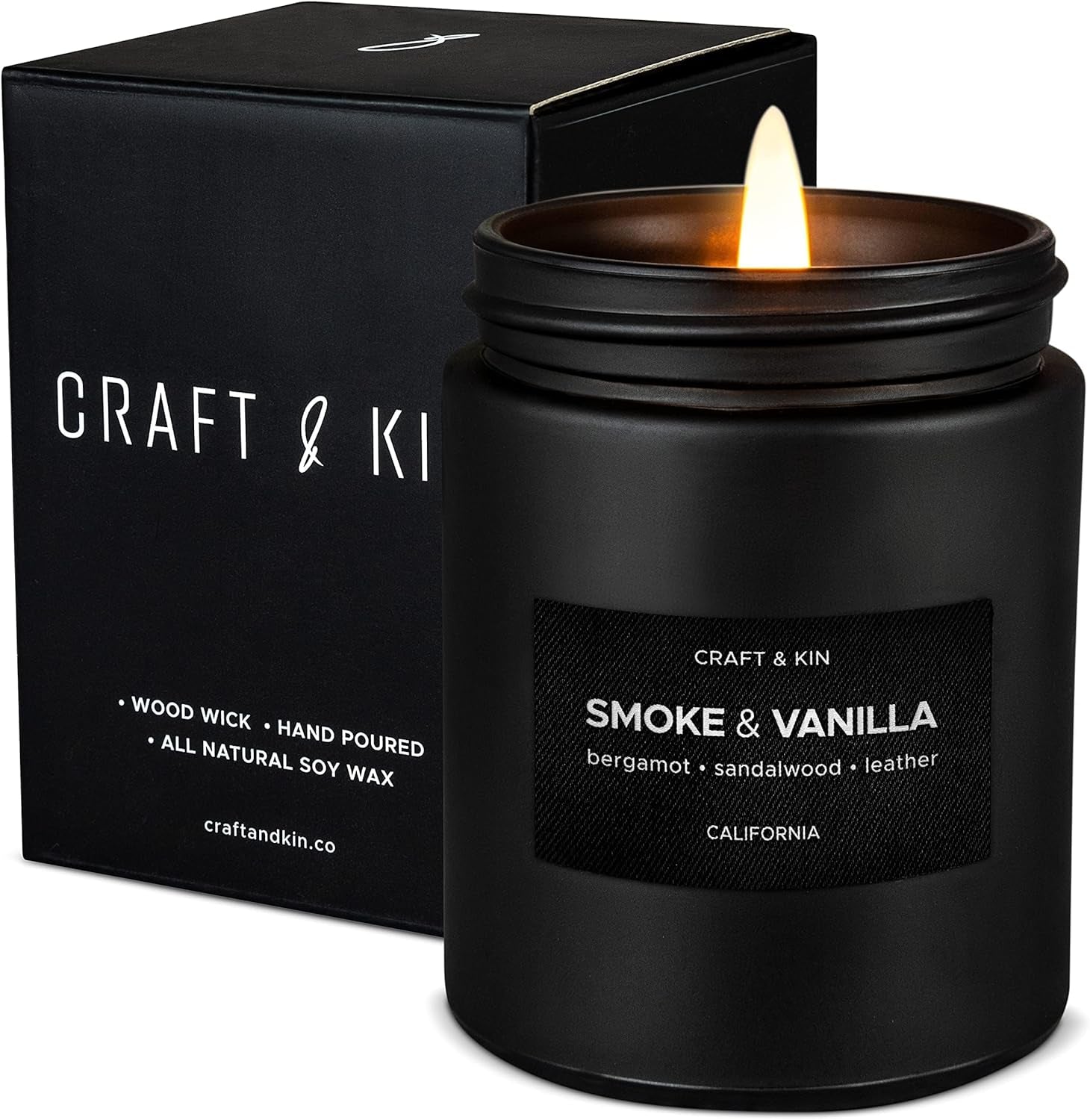 Premium Smoke & Vanilla Candle